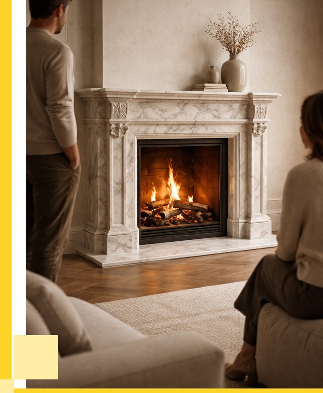 Мраморные камины под ключ в Апатитах от 259300 р. | ЭриданПтт