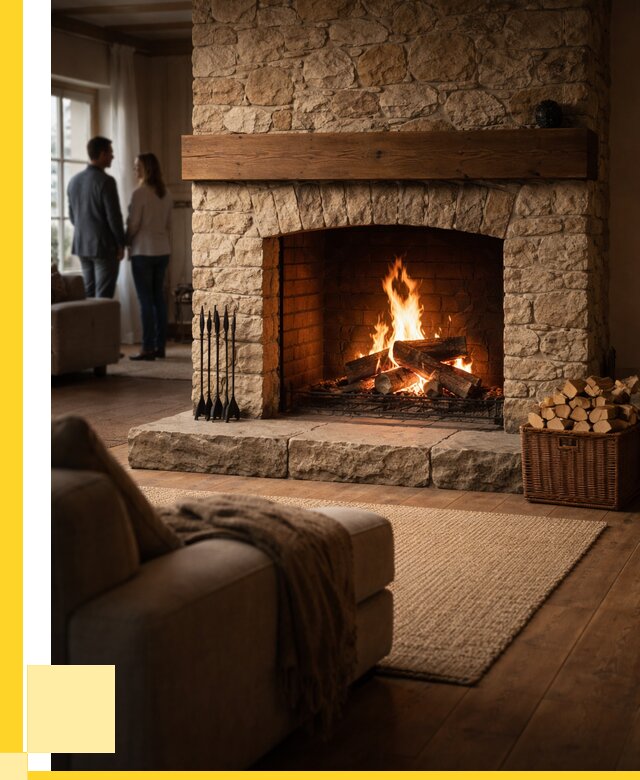 Открытые камины под ключ в Апатитах от 155580 р. ЭриданПтт