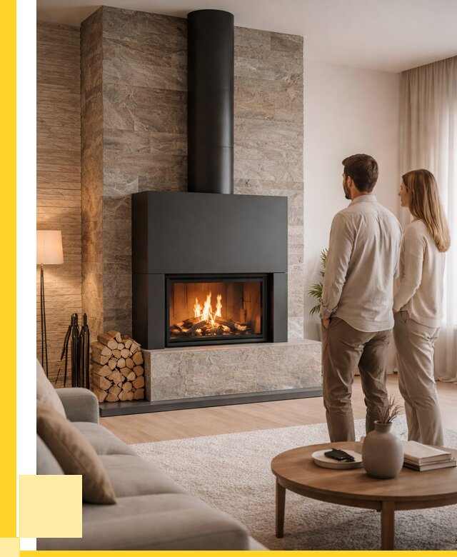 Закрытые камины под ключ в Апатитах от 124464 р., ЭриданПтт