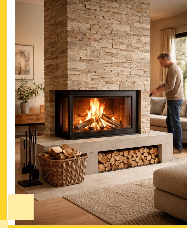 Дровяной камин под ключ в Апатитах от 207440 р. | ЭриданПтт