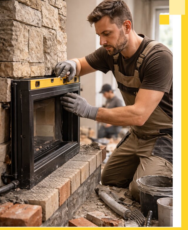 Дровяные камины под ключ в Апатитах: монтаж, обустройство