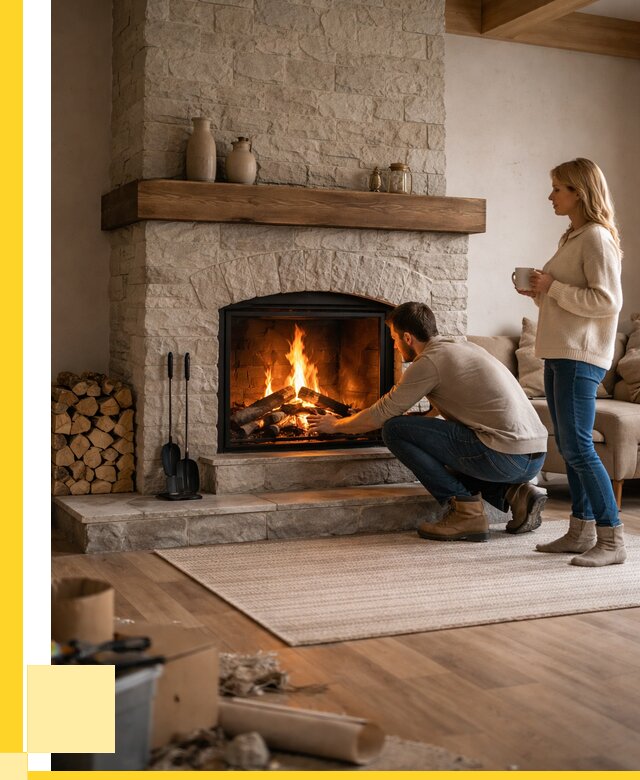 Камины для загородного дома в Апатитах от 363020 р., ЭриданПтт