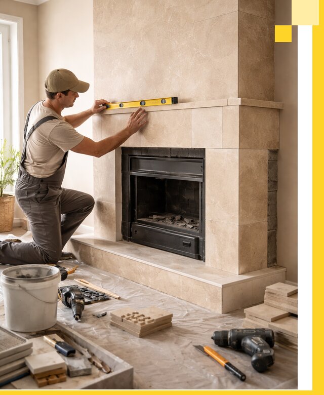 Установка и монтаж каминов в частном доме под ключ в Апатитах