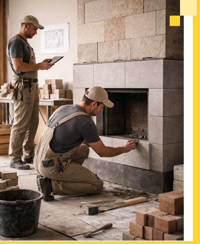 Индивидуальные проекты каминов и каминных систем в Апатитах