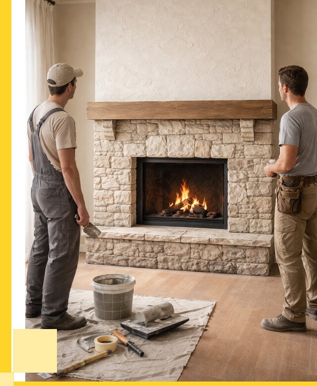 Отделка каминов в Апатитах от 6742 р. под ключ | ЭриданПтт