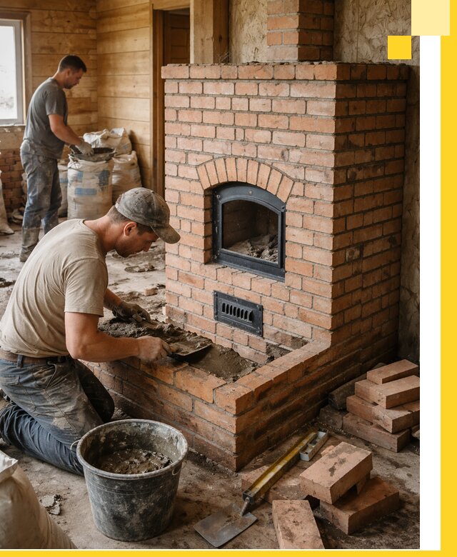 Профессиональное строительство печей в Апатитах под ключ