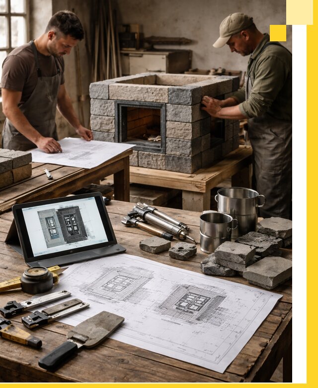 Разработка проектов печей с согласованием и монтажом в Апатитах