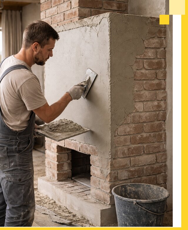 Отделка печей и облицовка каминов в Апатитах под ключ