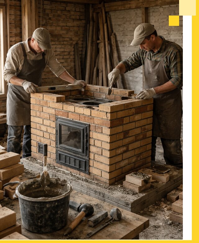 Изготовление и установка варочных печей под ключ в Апатитах