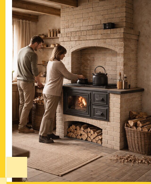 Печи с плитой в Апатитах от 46674 р. | ЭриданПтт — кирпичная печь