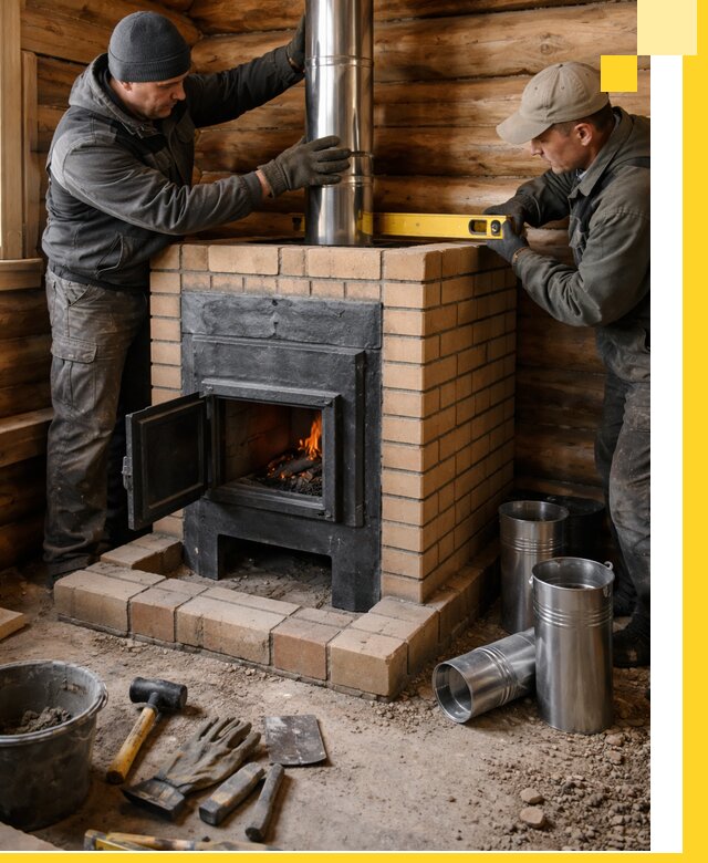 Проектирование, изготовление и установка банных печей в Апатитах