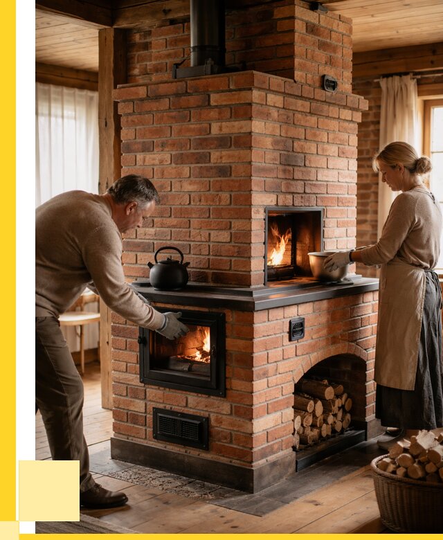 Печи для загородного дома под ключ в Апатитах от 82976 р. | ЭриданПтт