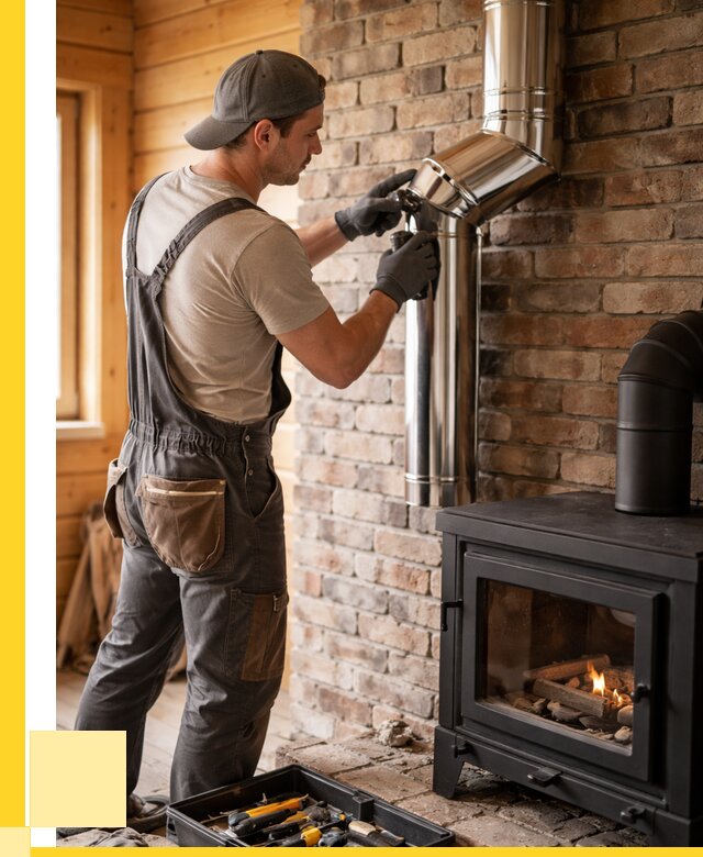 Монтаж дымоходов для печей в Апатитах от 7779 р. | ЭриданПтт