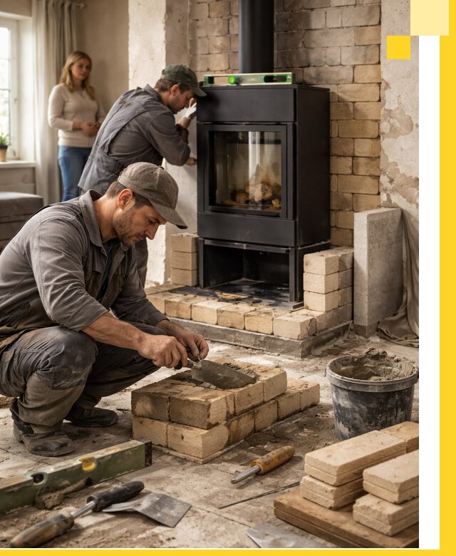 Печи и камины под ключ: проект, установка в Апатитах