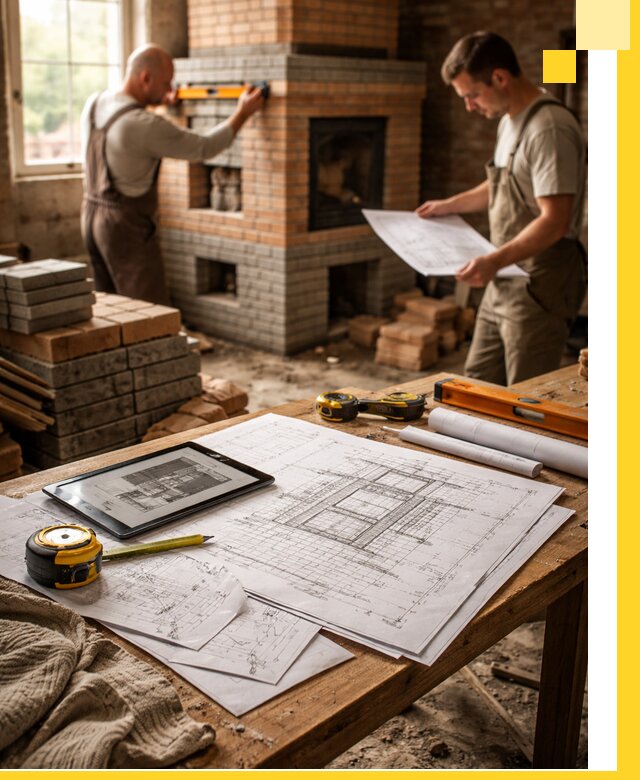 Проекты печей и каминов с индивидуальным дизайном в Апатитах