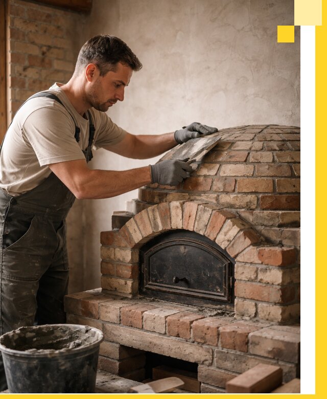 Изготовление и монтаж помпейских печей на заказ в Апатитах