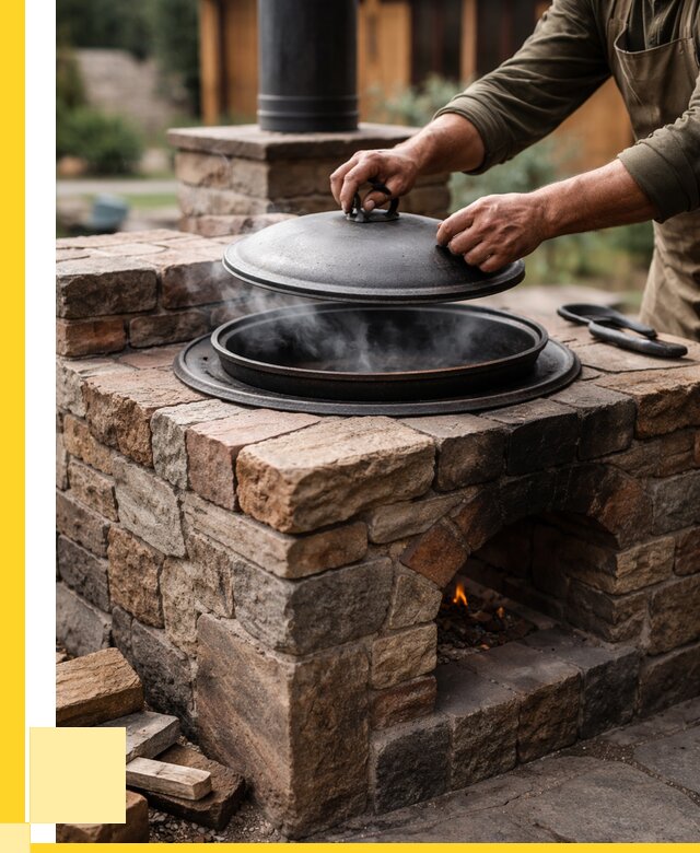 Печи для казана в Апатитах по цене от 18670 р. | ЭриданПтт