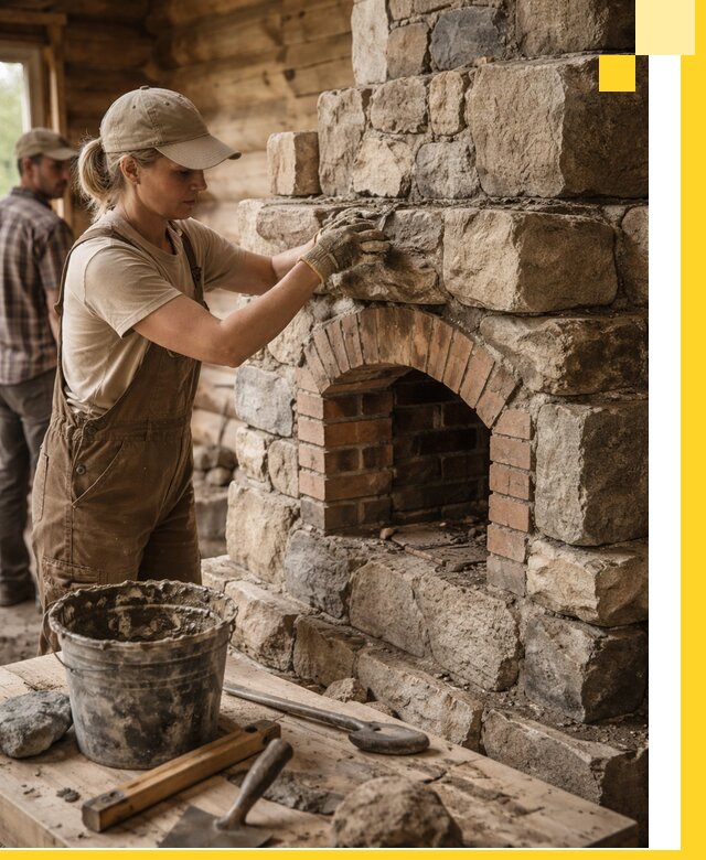 Каменные печи на заказ и монтаж в Апатитах, долговечные решения