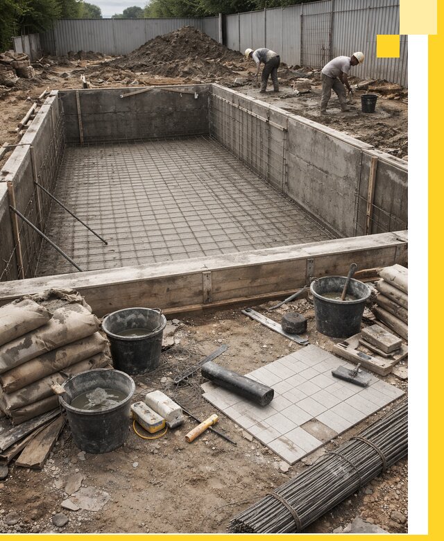 Строительство бассейнов под ключ в Апатитах, дизайн и монтаж