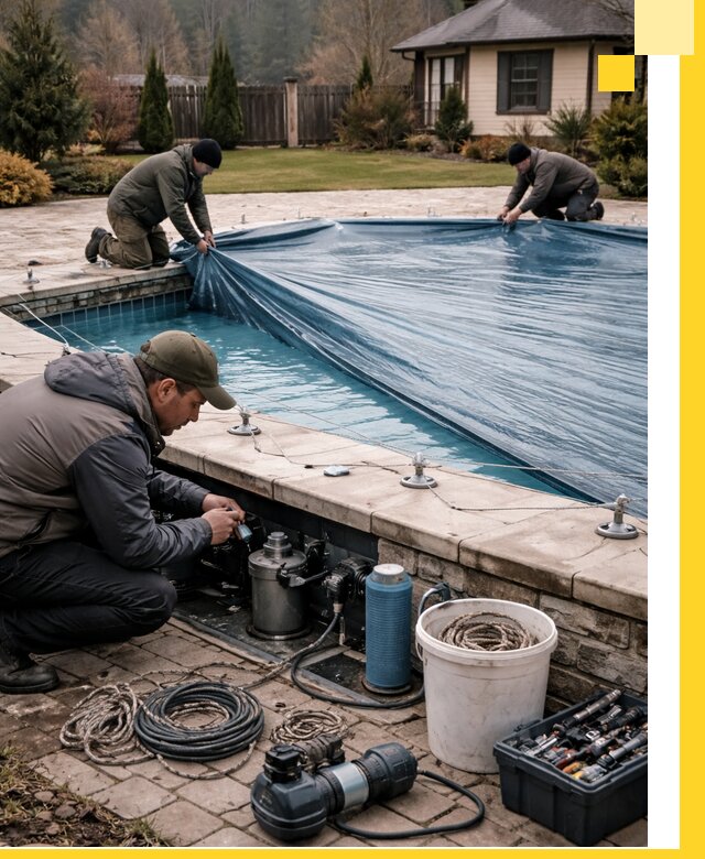 Консервация бассейнов в Апатитах: подготовка к длительному хранению