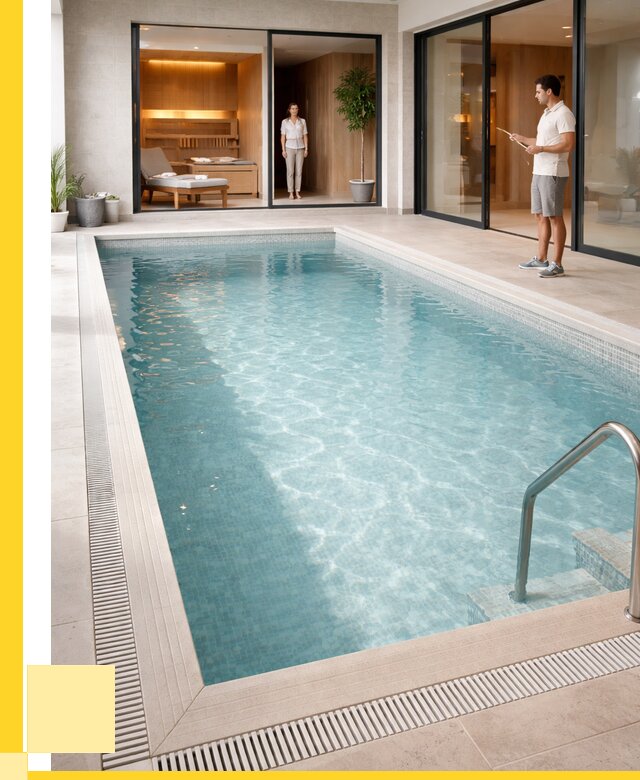 Отделка бассейна пленкой ПВХ в Апатитах от 3630 р. - ЭриданПтт