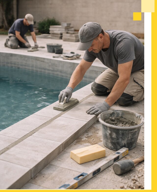 Отделка бассейнов в Апатитах: декоративная отделка и гидроизоляция