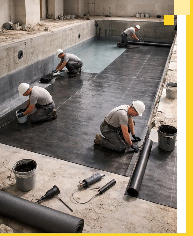 Профессиональная гидроизоляция бассейнов и чаш в Апатитах под ключ