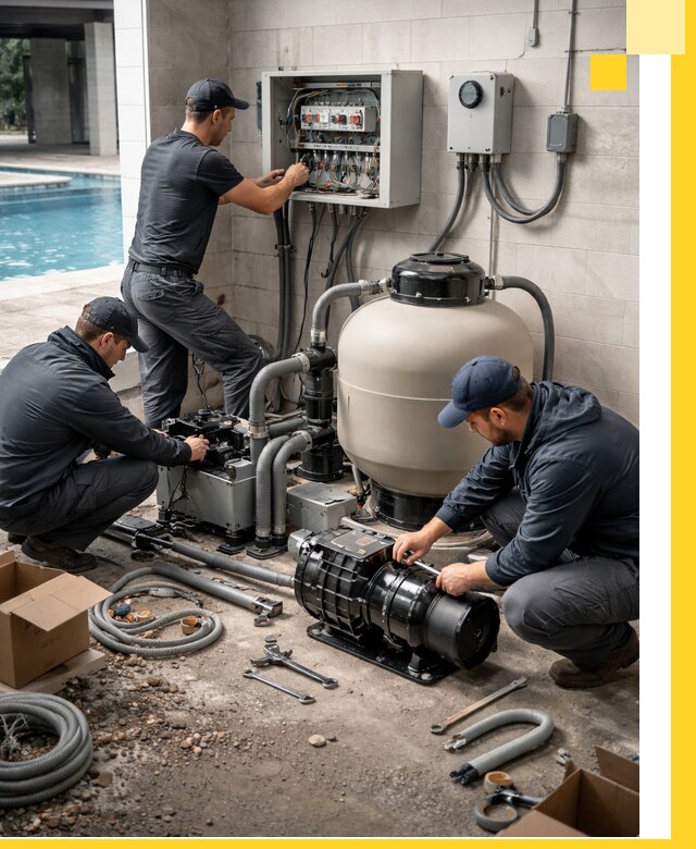 Профессиональный монтаж оборудования для бассейнов в Апатитах