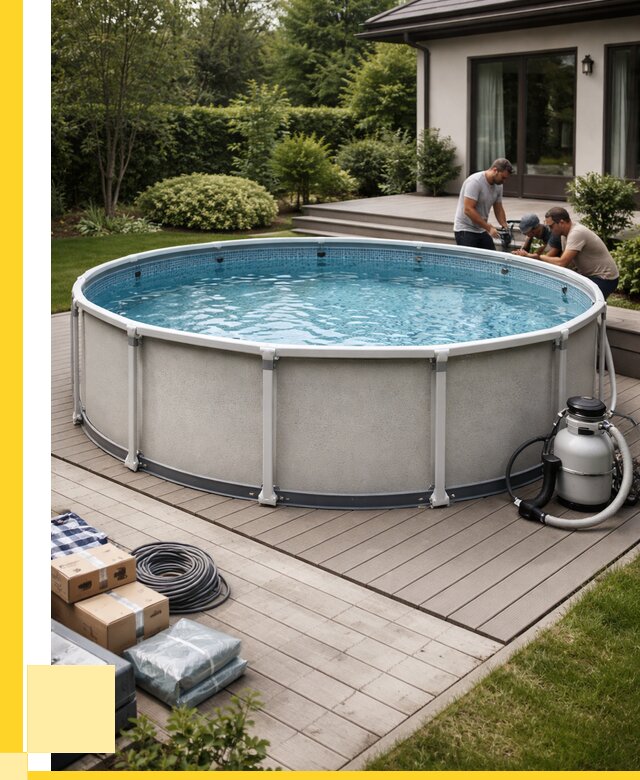 Купить каркасные бассейны в Апатитах от 46674 р. | ЭриданПтт