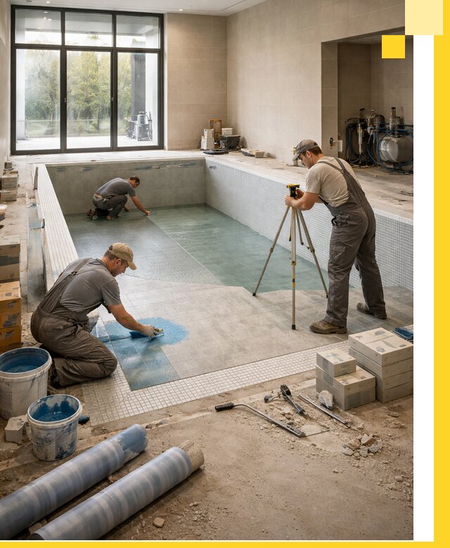 Проект и строительство закрытых бассейнов в Апатитах под ключ