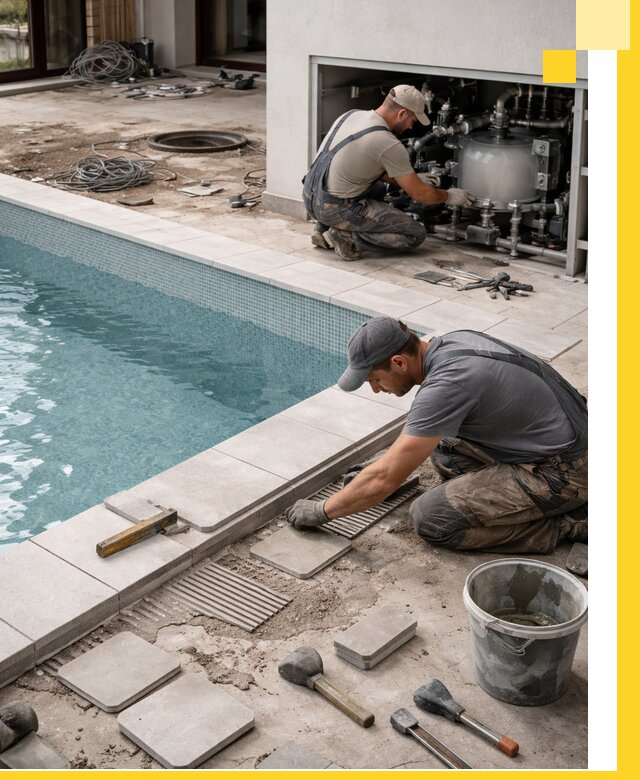 Строительство и монтаж бассейнов в коттедже в Апатитах