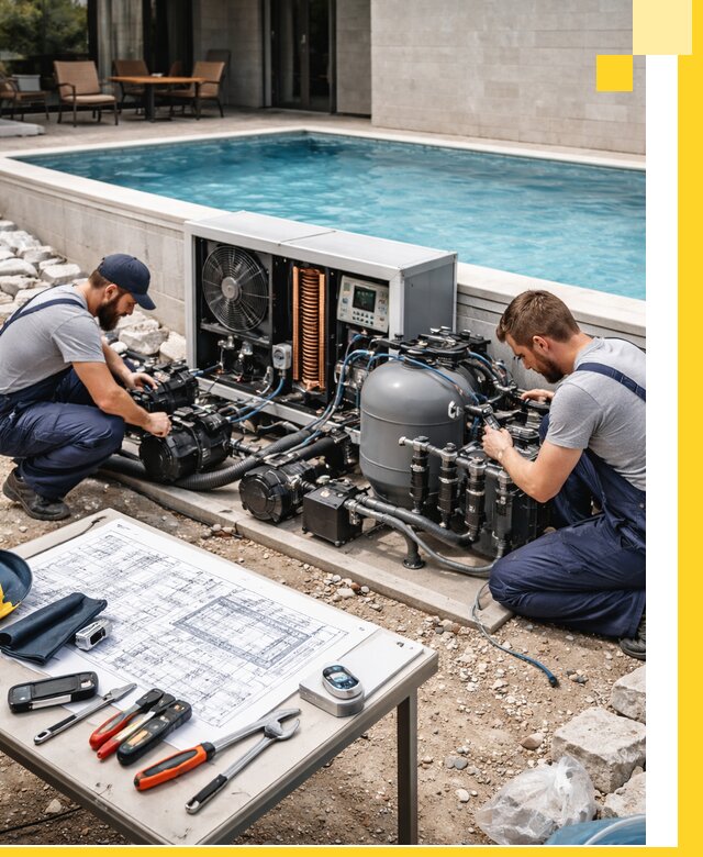 Проектирование и монтаж бассейнов с подогревом в Апатитах