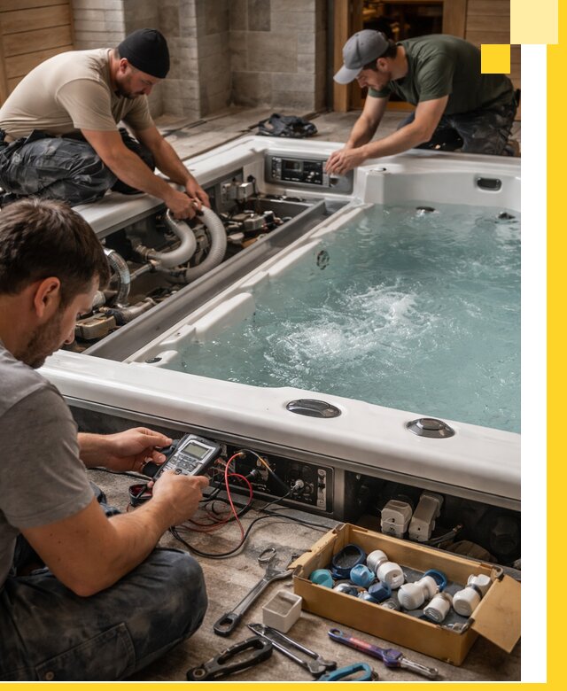 Гидромассажные бассейны под ключ в Апатитах, дизайн и монтаж