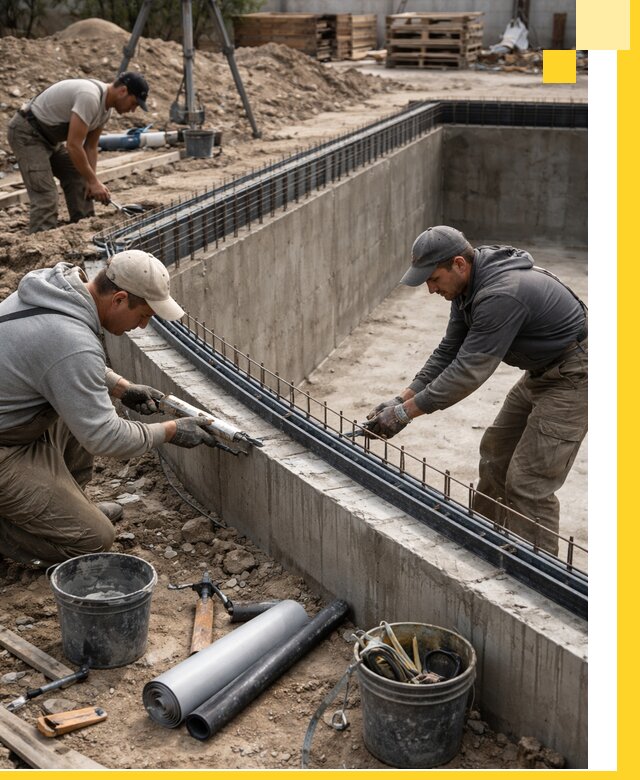 Качественный монтаж чаши бассейна в Апатитах под ключ с гарантией