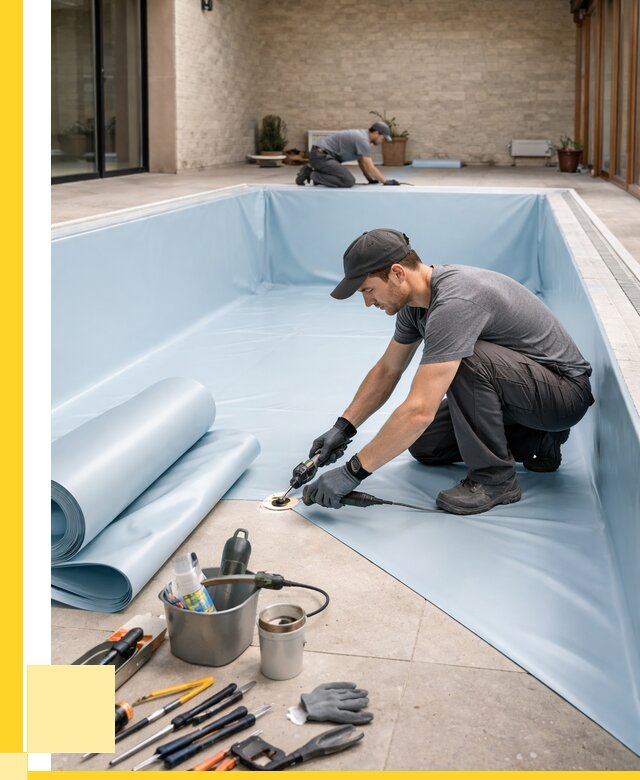 Пленка ПВХ для бассейнов в Апатитах от 2593 р. | ЭриданПтт