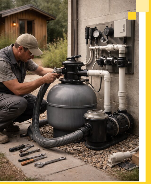 Продажа и монтаж фильтров и насосов для бассейнов в Апатитах