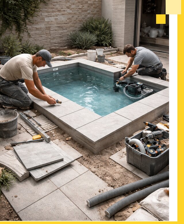 Мини бассейны под ключ в Апатитах, дизайн и установка