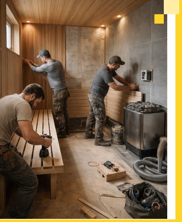 Сауны под ключ в Апатитах, проектирование, строительство, отделка
