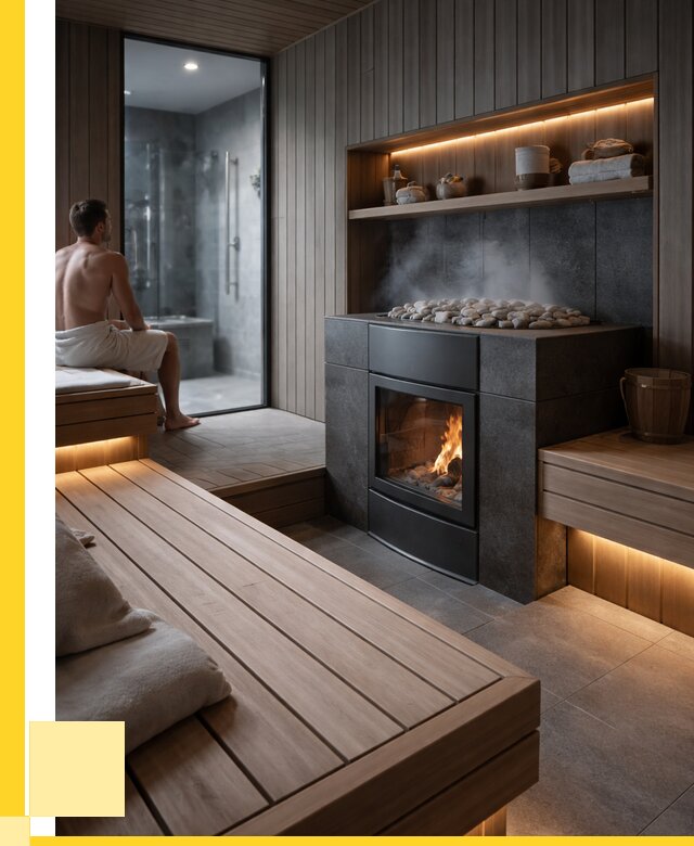 Проект сауны в частном доме в Апатитах от 36302 р. | ЭриданПтт