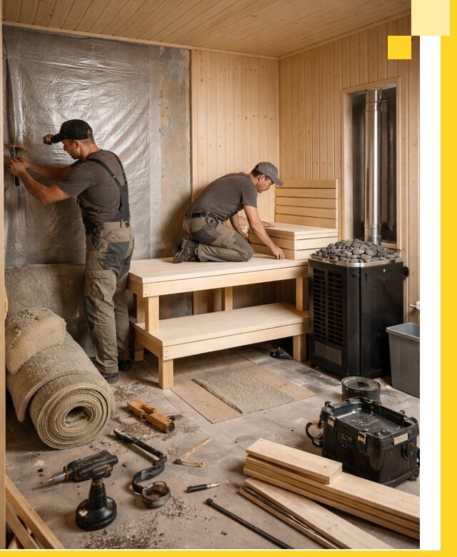 Проекты саун под ключ в Апатитах дизайн и строительство