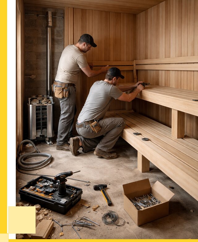 Монтаж саун под ключ в Апатитах от 124464 р. | ЭриданПтт