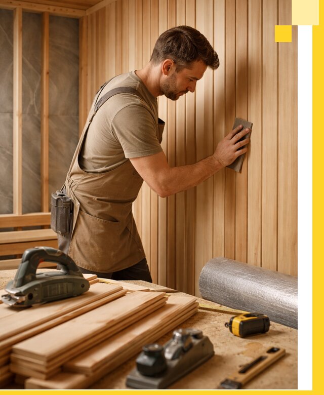 Профессиональная отделка саун и парных под ключ в Апатитах