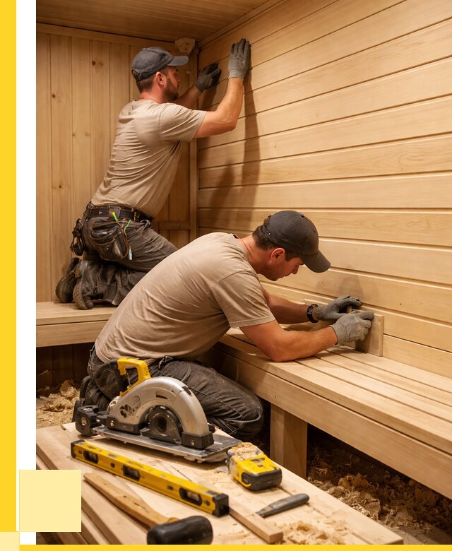 Обшивка саун вагонкой в Апатитах от 2593 р. | ЭриданПтт