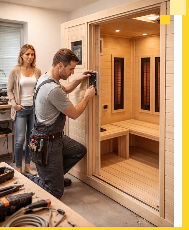 Инфракрасные сауны под ключ в Апатитах продажа и установка