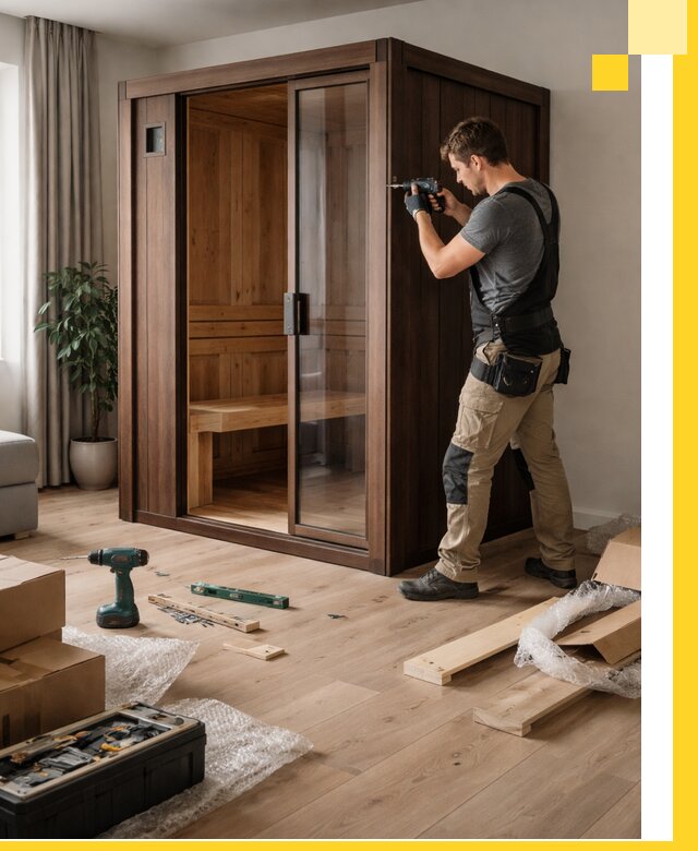 Установка и производство мини саун под ключ в Апатитах