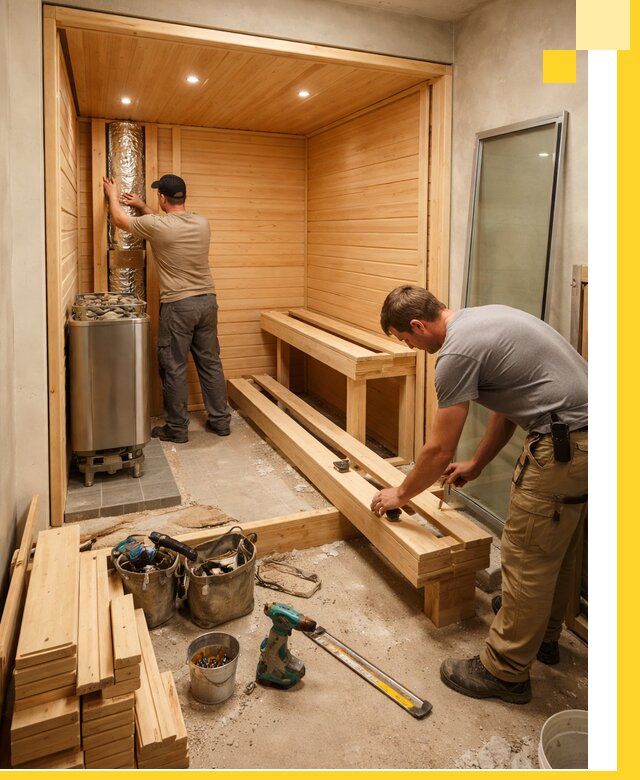 Проектирование и установка домашних саун под ключ в Апатитах