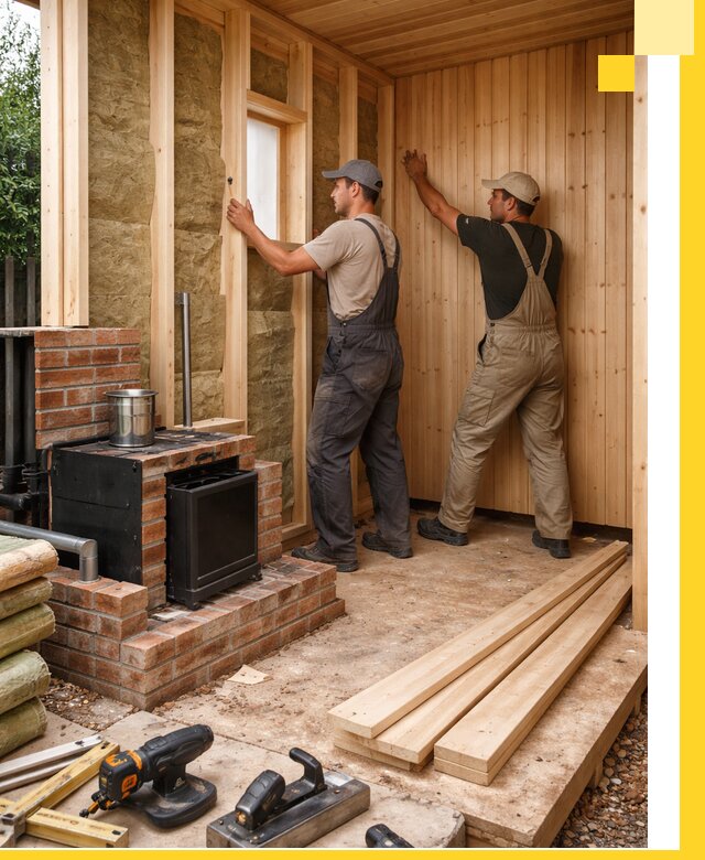 Строительство и установка дачных саун под ключ в Апатитах