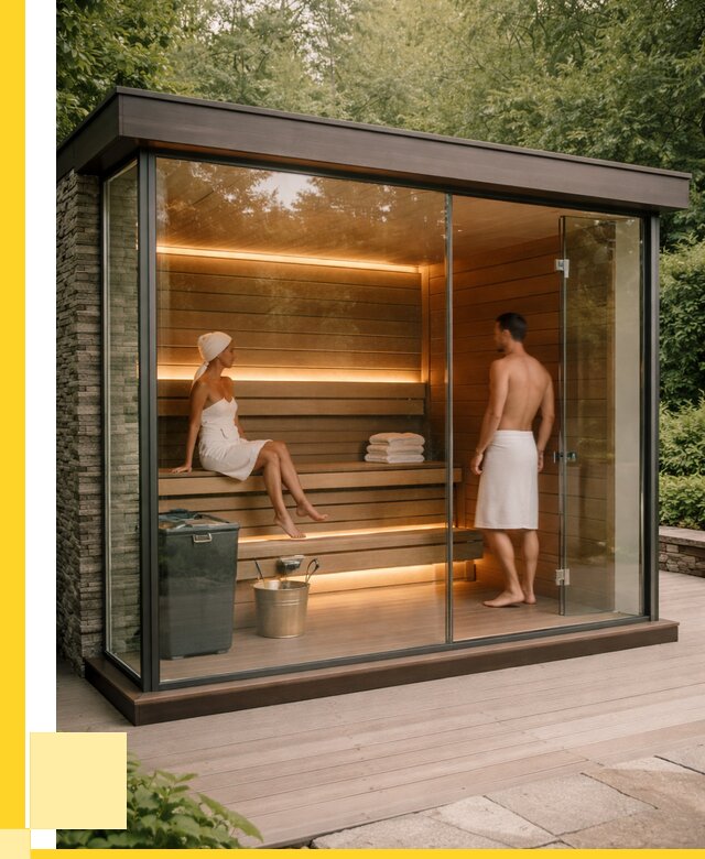 Сауна стеклянная и двери для сауны в Апатитах от 259300 р. | ЭриданПтт