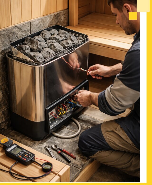 Продажа и установка электрокаменок для саун в Апатитах