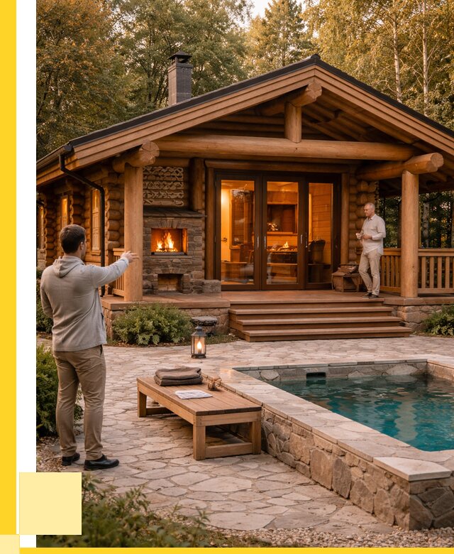 Проекты бань и хамам в Апатитах от 25930 р. | ЭриданПтт